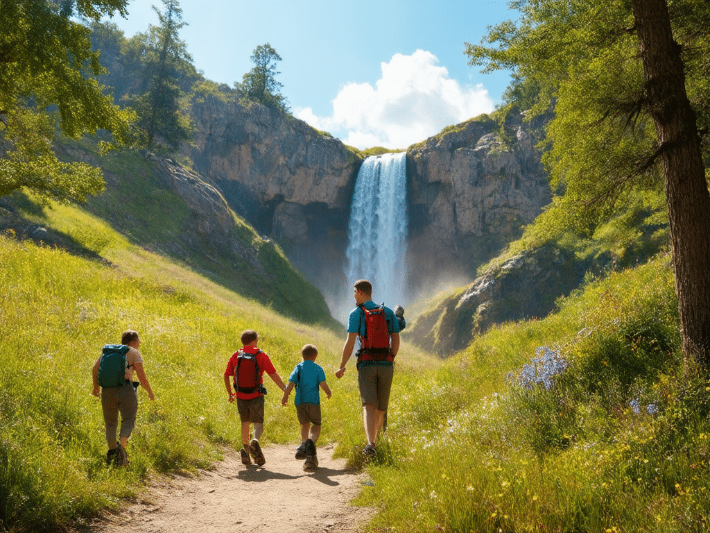partez à la découverte de la cascade d'ars en plein cœur des pyrénées ! profitez d'une randonnée familiale idéale pour tous les âges, offrant des paysages époustouflants et un moment rafraîchissant en pleine nature. une journée inoubliable vous attend !