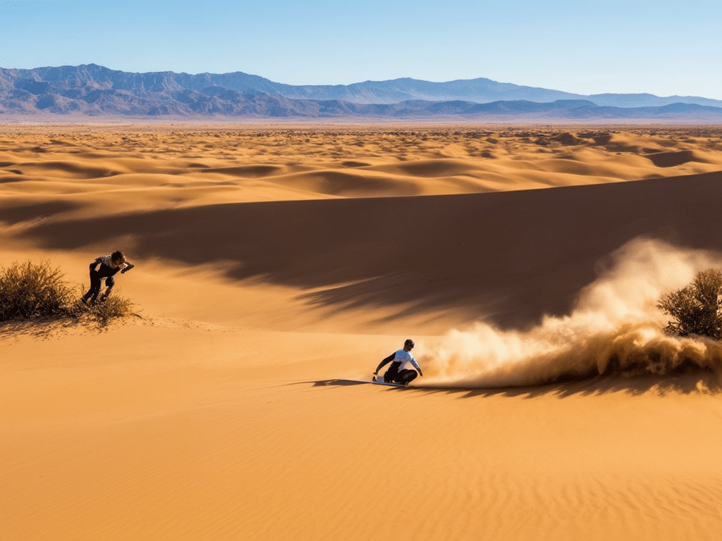 découvrez l'excitation du sandboarding dans le désert d'atacama, une expérience unique qui allie paysages spectaculaires et sensations fortes. explorez les dunes dorées et vivez des moments inoubliables dans ce cadre exceptionnel.