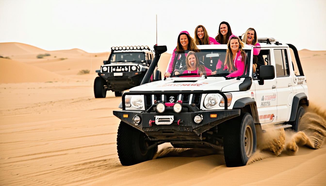 vivez une expérience inoubliable avec notre rallye en 4x4 dans le désert. évadez-vous au cœur des dunes et ressentez l'adrénaline de cette aventure hors du commun, à vivre au moins une fois dans votre vie.