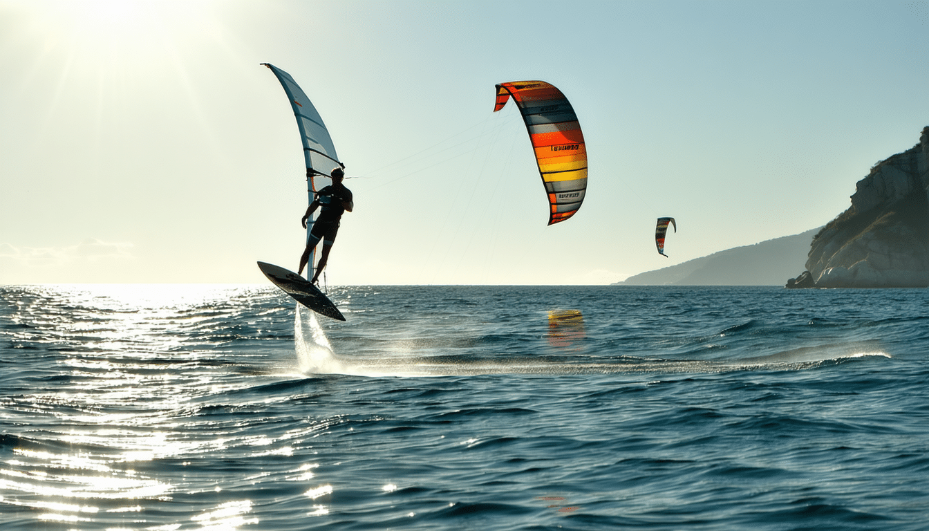 découvrez le monde captivant du wingfoil, e-foil et kitefoil, des sports nautiques innovants qui promettent des sensations uniques sur l'eau. plongez dans l'univers futuriste de ces disciplines qui allient liberté, technologie et adrénaline. préparez-vous à vivre des moments inoubliables !