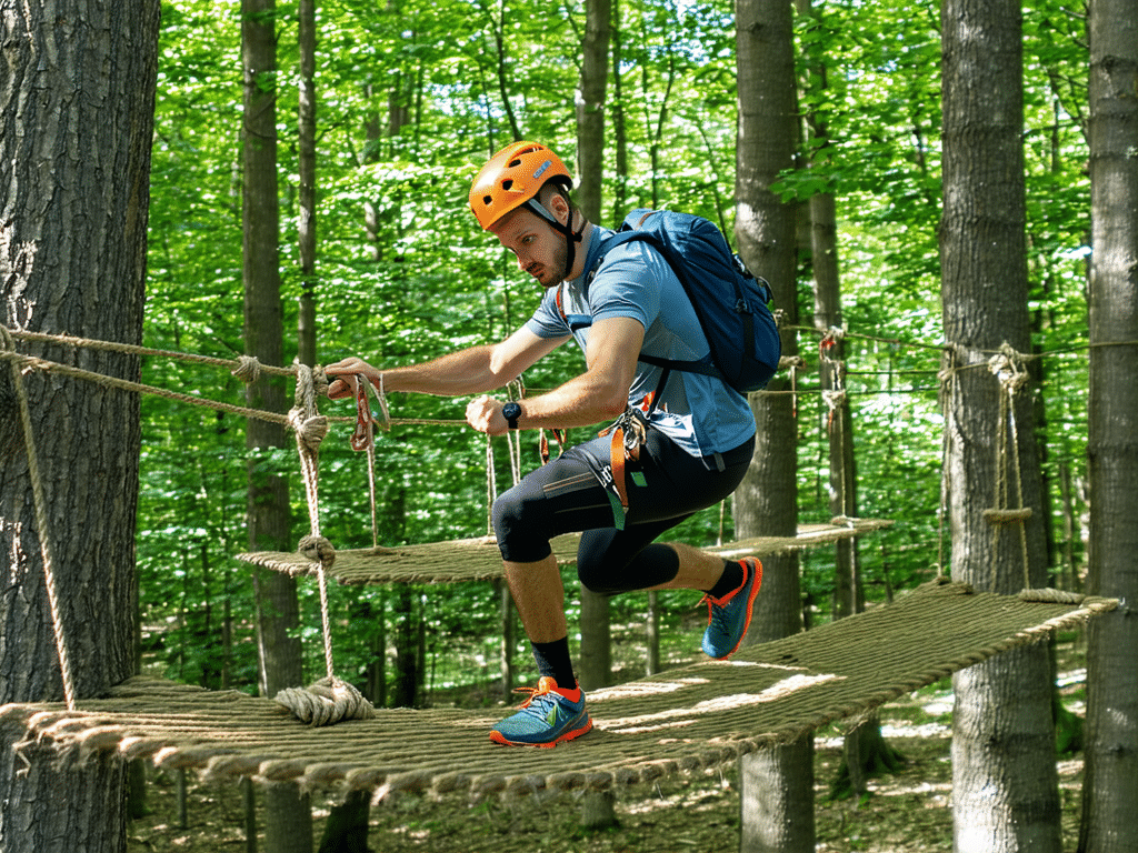 découvrez l'accrobranche extrême, une expérience inédite qui défie les lois de la gravité ! préparez-vous à descendre d'adrénaline tout en affrontant des parcours audacieux en hauteur. osez l'aventure et laissez-vous emporter par la sensation de vol au-dessus de la nature !