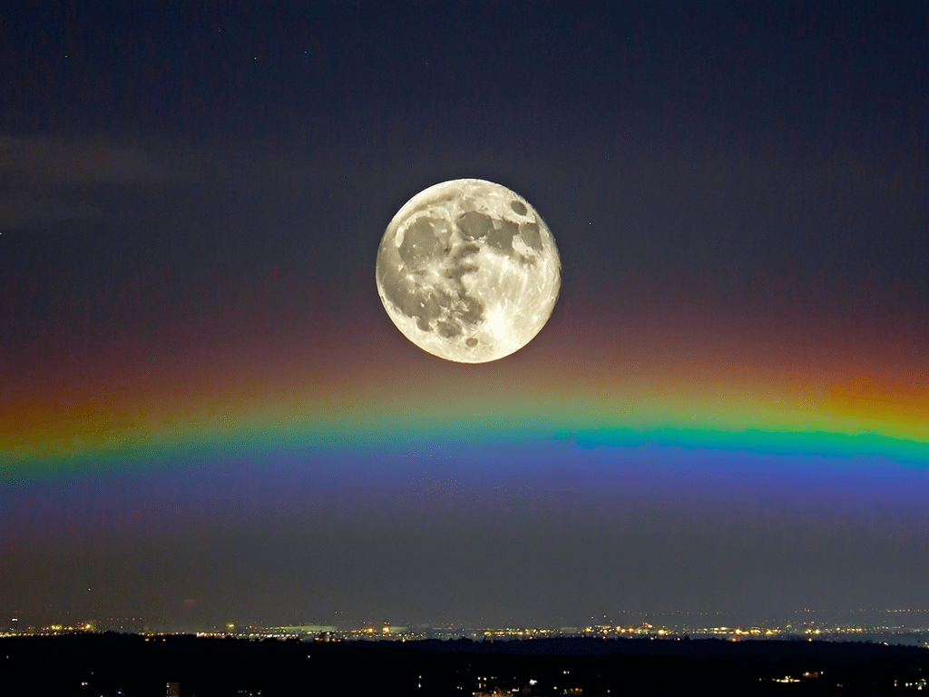 découvrez les mystères des arcs-en-ciel lunaires dans cet article captivant. apprenez pourquoi ce phénomène aussi spectaculaire que rare se produit, et comment il illumine nos nuits de ses couleurs enchanteuses. un voyage fascinant à travers la science et la beauté de la nature.
