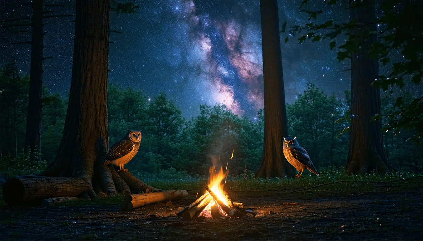 découvrez mon expérience unique d'une nuit entière passée en pleine forêt, sans aucune lumière artificielle. plongez dans une immersion totale dans la nature, entre chants d'oiseaux, bruits de la faune et étoiles scintillantes. une aventure authentique pour renouer avec l'essentiel.