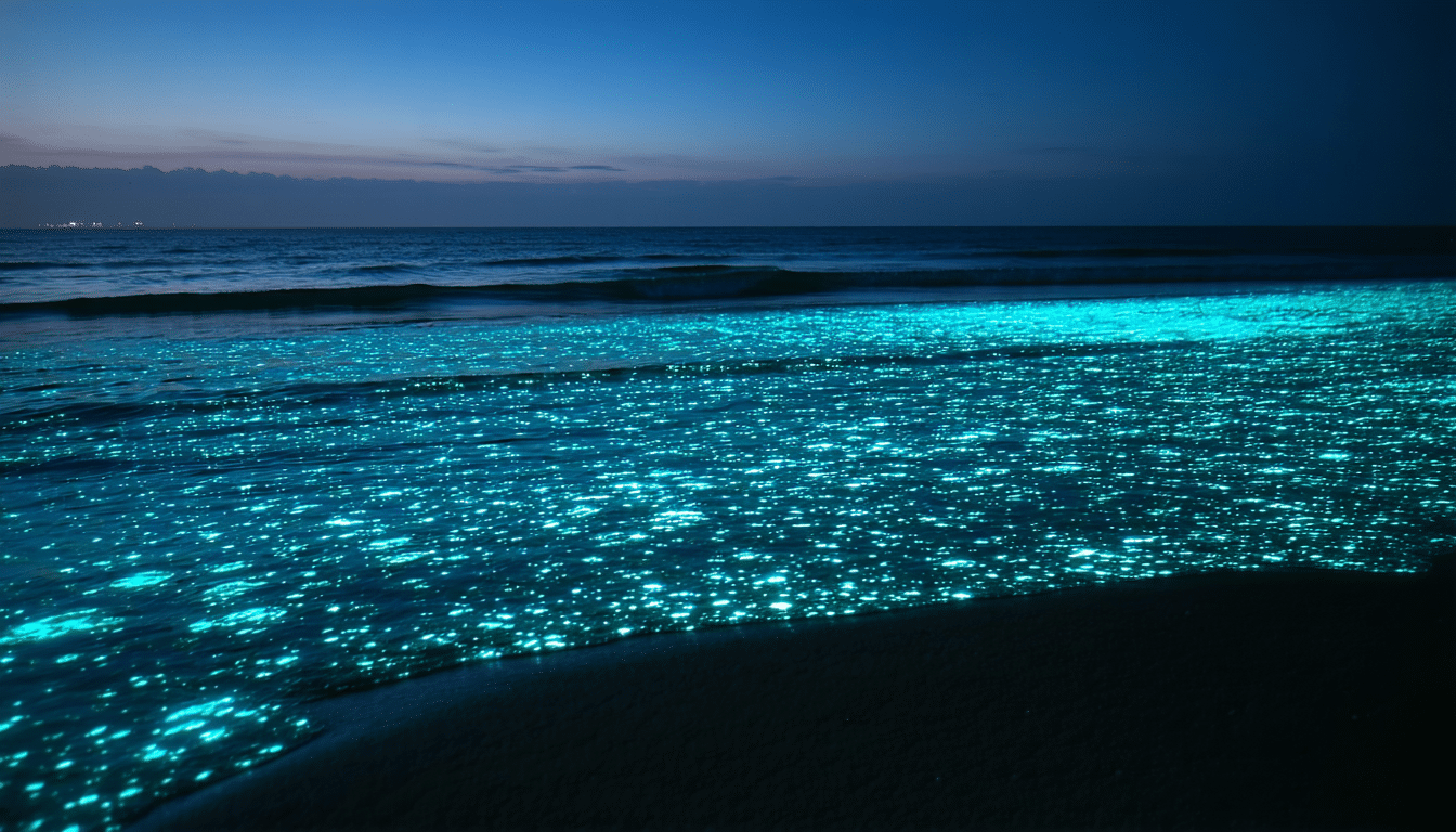 découvrez l'émerveillement des marées bioluminescentes à travers mon expérience fascinante. dans cet article, je partage les raisons qui rendent ce spectacle naturel si rare et captivant. plongez dans les mystères de la mer et explorez la magie de cet incroyable phénomène lumineux.